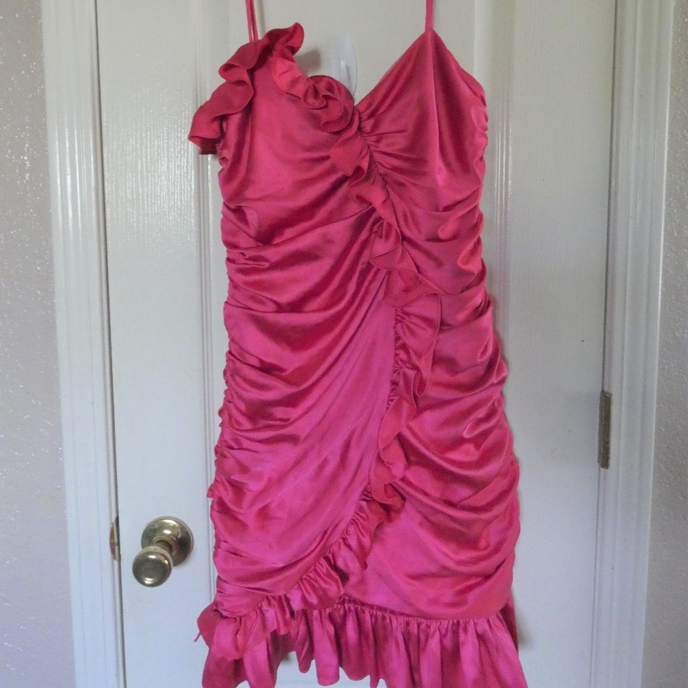 Betsey Johnson Pink Silk Dress
